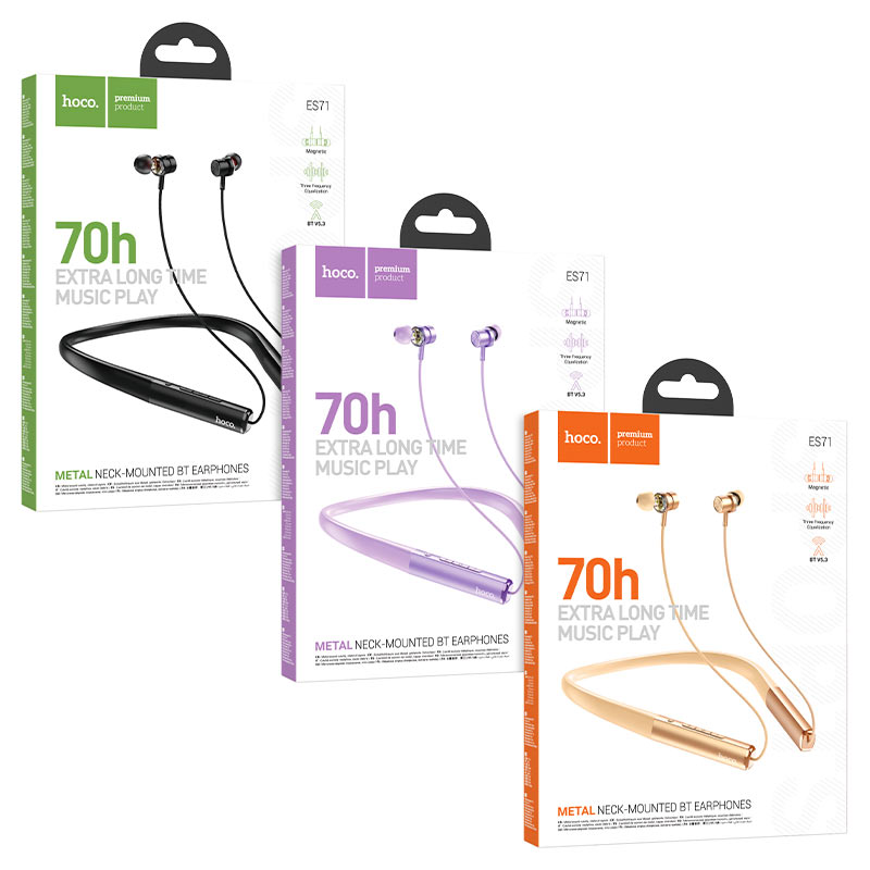 Hoco ES71 Platinum Wireless Neckband