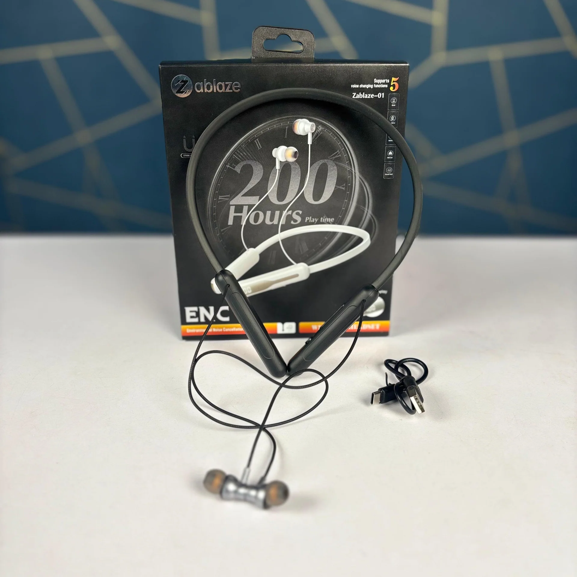 Zablaze-01 Wireless Neckband ENC 200H